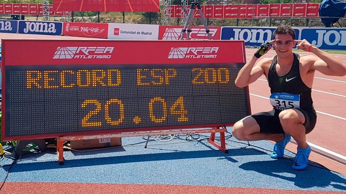 Telediario 1 - Bruno Hortelano brilla con luz propia en los Campeonatos de España