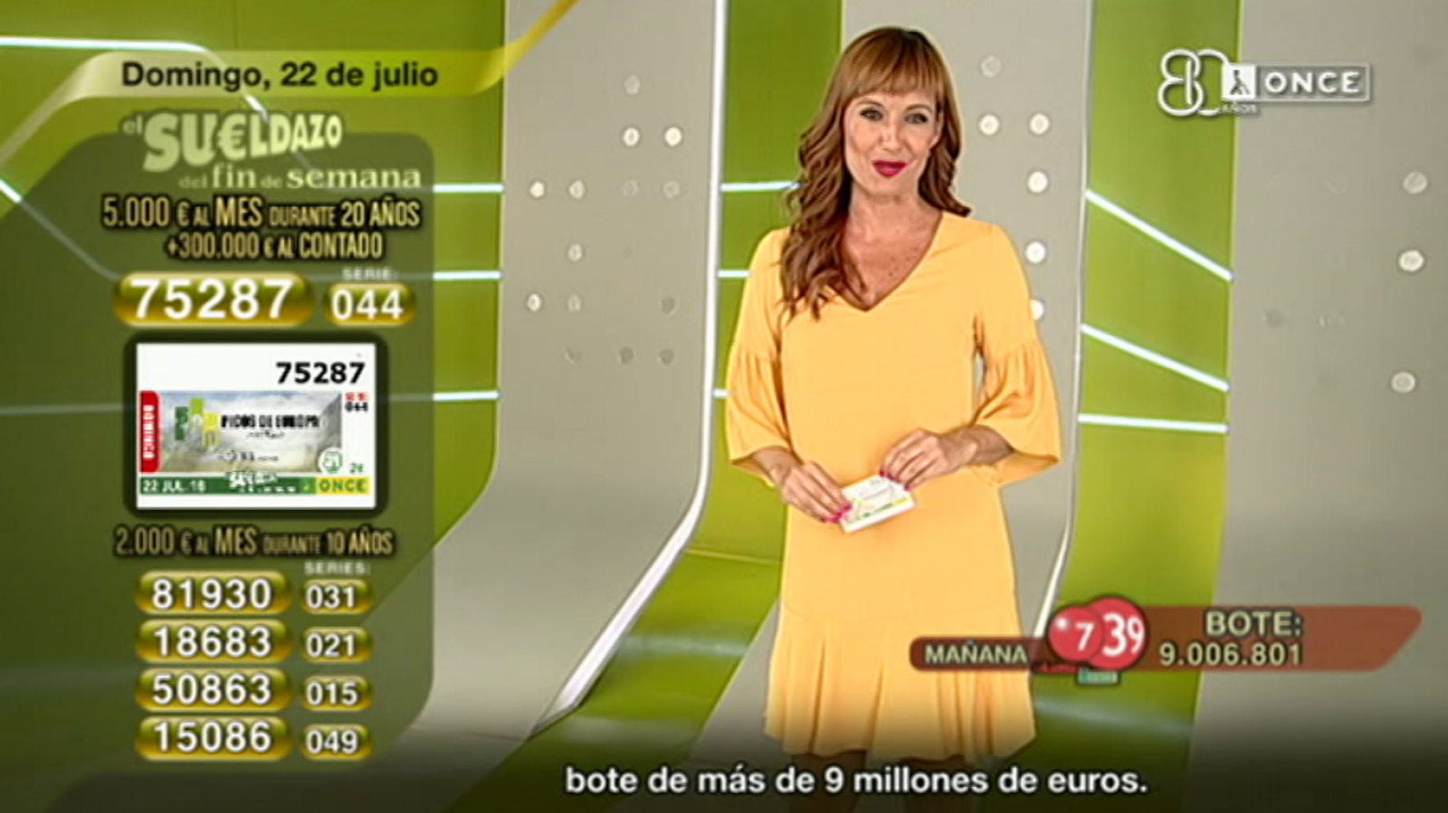 Sorteos ONCE: Sorteo ONCE - 22/07/18 | RTVE Play