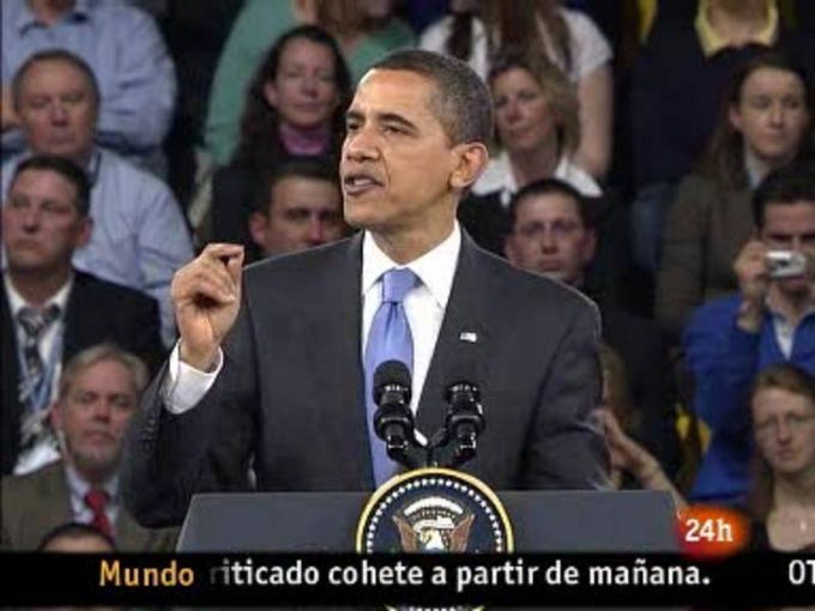 Sin programa: Reunión Obama-jóvenes en Estrasburg | RTVE Play