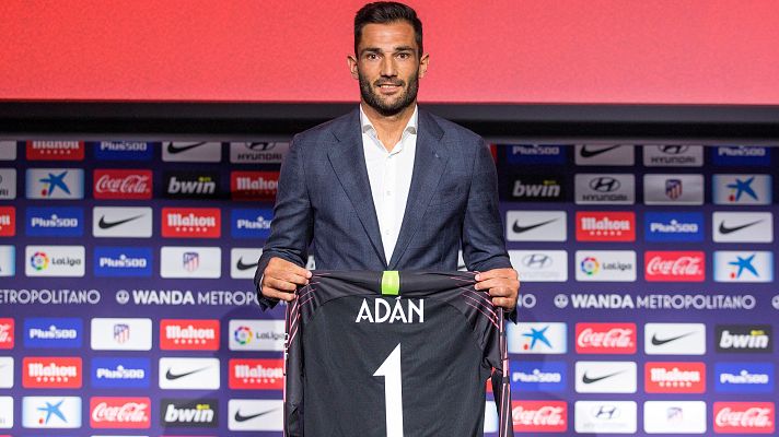Telediario 1 - El Atlético presenta a Adán
