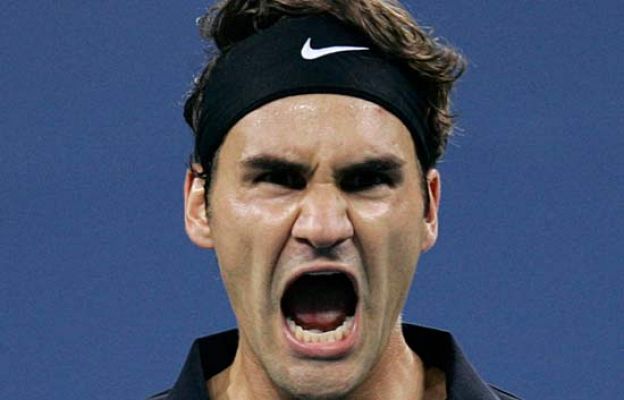 Federer pierde los nervios