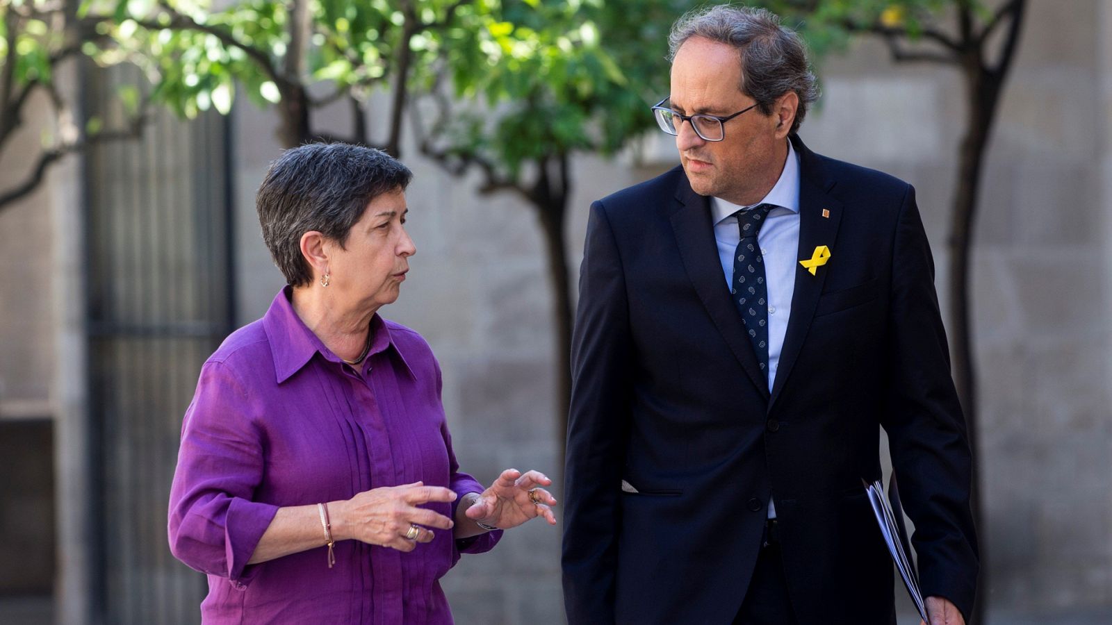 Primera reunión de Torra con la delegada del Gobierno en Cataluña