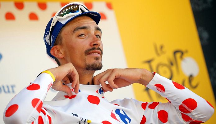Telediario 1 - Tour 2018: Alaphilippe reina también en la llegada a los Pirineos