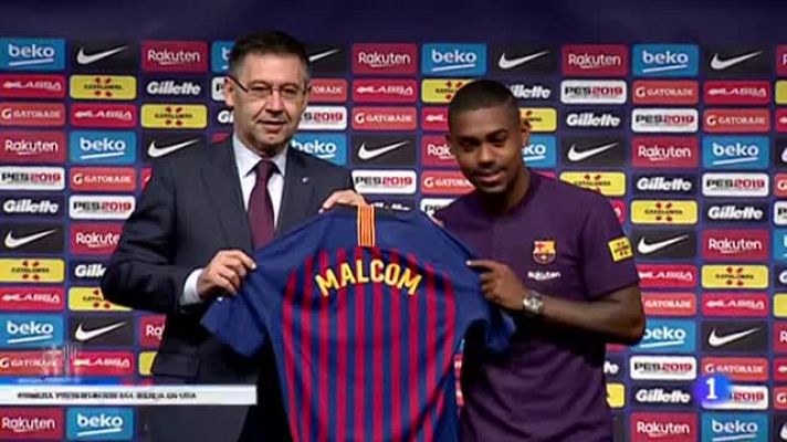Telediario 1 - Malcom es presentado en Portland