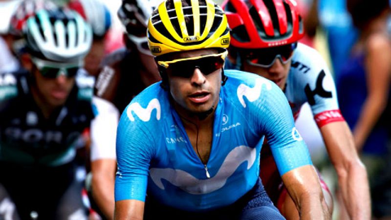 El ciclista español del Movistar ha sido protagonista de la 19ª etapa con su ataque lejano.