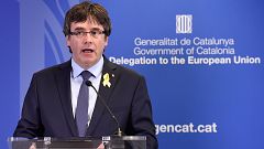 Puigdemont, a Sánchez: "Tiene que hacer sus deberes, no es un cheque en blanco"