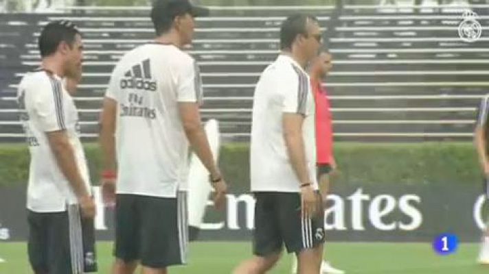 El Real Madrid ya entrena en Miami a pesar de las tormentas tropicales