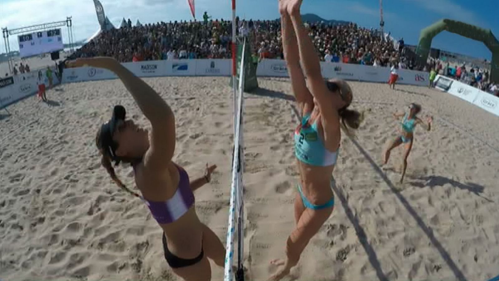 Voley playa - Madison Beach Volley Tour 2018. Final Femenina