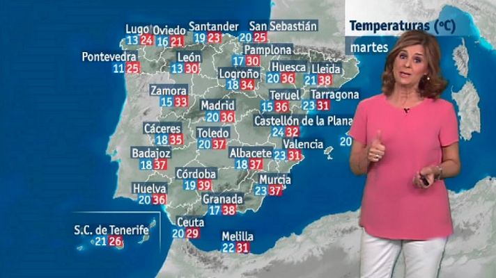 L'informatiu - Comunitat Valenciana - El tiempo en la Comunidad Valenciana - 30/07/18