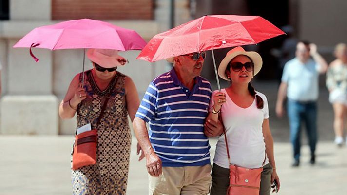 Mucho calor en Andalucía, Aragón, Castilla-La Mancha y Cataluña