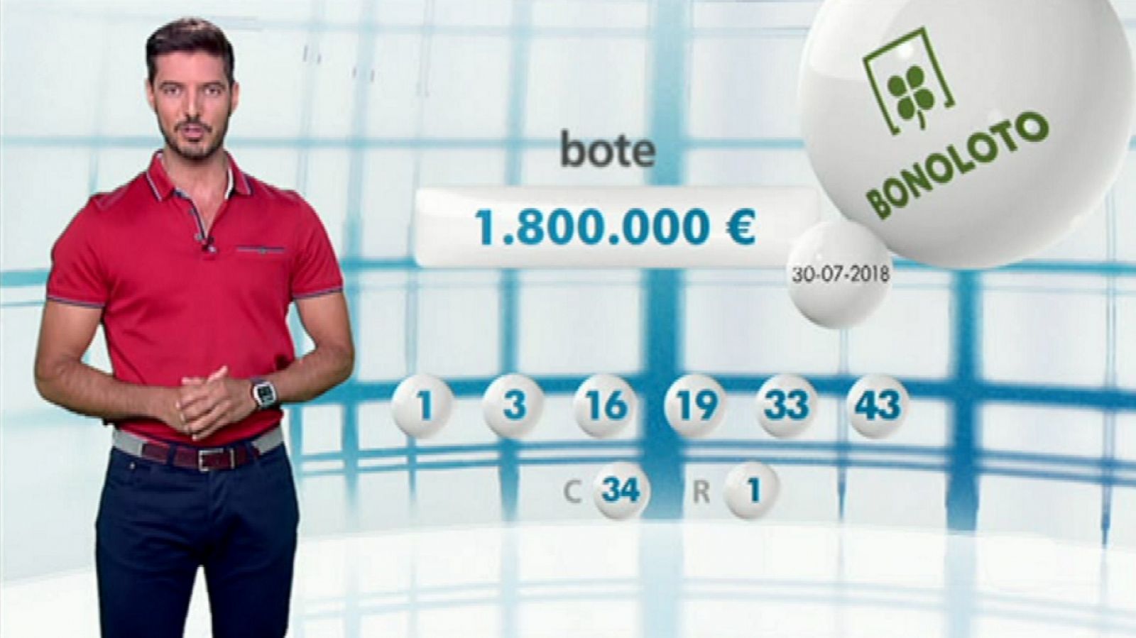 Loterías: Bonoloto - 30/07/18 | RTVE Play