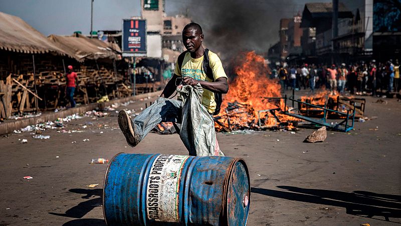 Los resultados de las elecciones de Zimbabue desencadenan las protestas de la oposición