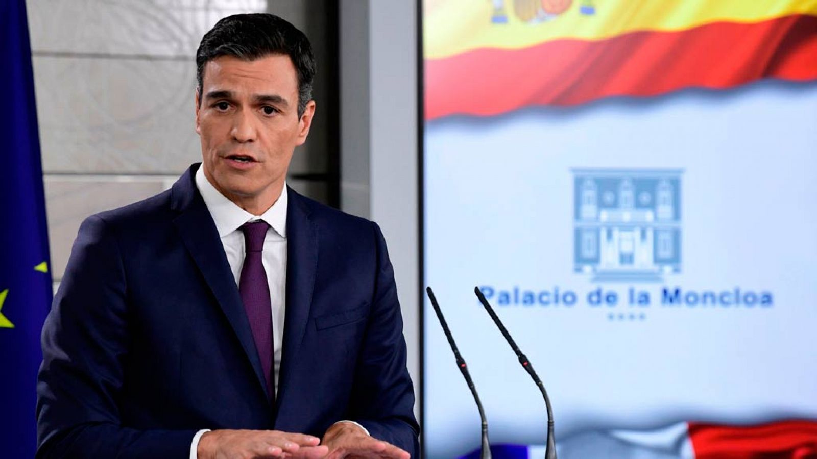 Telediario 1: El PSOE se dispara y ganaría las elecciones generales tras la llegada de Pedro Sánchez a La Moncloa | RTVE Play