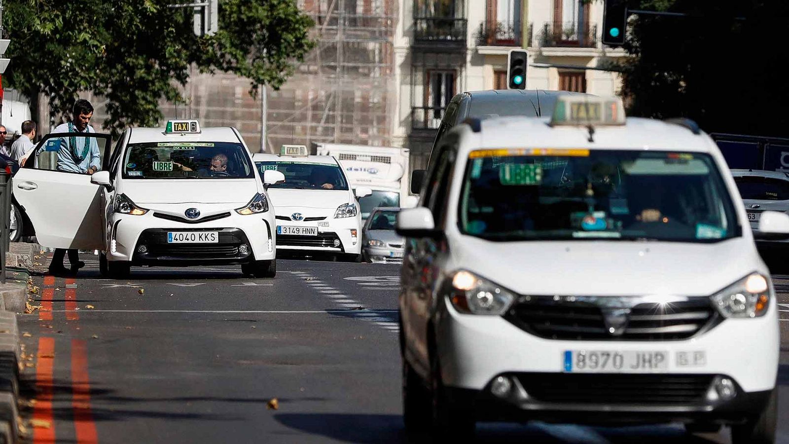 Los taxistas vuelven a la normalidad tras varios días de huelga