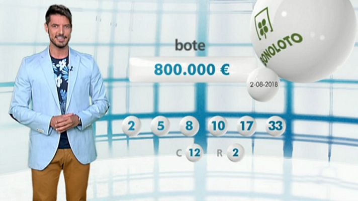Lotería Nacional + La Primitiva + Bonoloto - 02/08/18