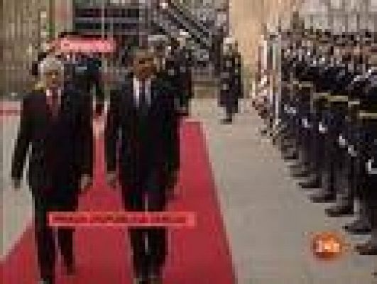 Obama llega a Praga