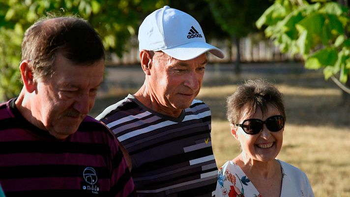 Telediario 1 - Santi Potros sale de la cárcel tras cumplir 31 años con 40 asesinatos a sus espaldas