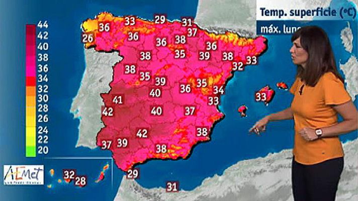 El tiempo - El calor continúa en todo el país, aunque ya sin alertas rojas