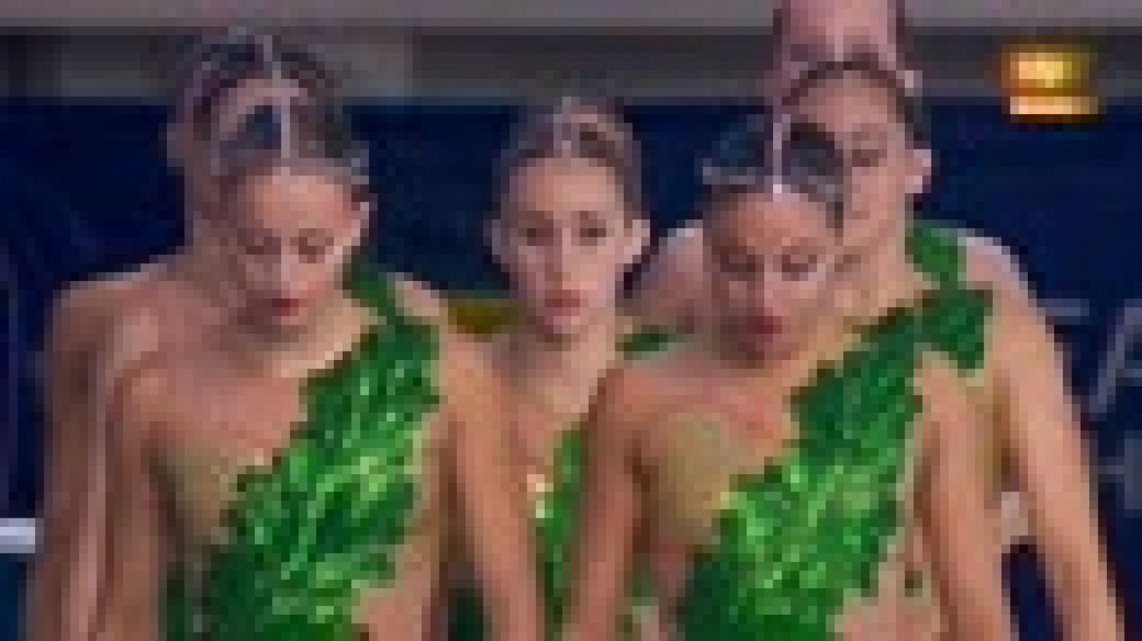 European Championships. Ejercicio de España en la final de rutina técnica | Ver