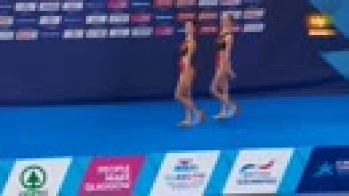 - European Championships. Ramírez y Saldaña, cuartas en rutina libre de dúo