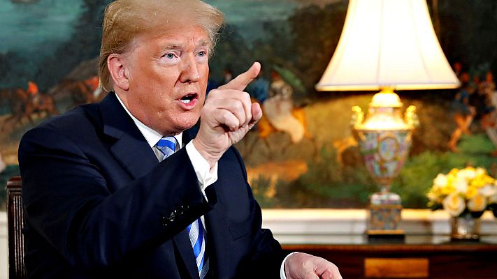 Telediario 1 - Trump eleva la presión sobre Irán al reactivar las sanciones