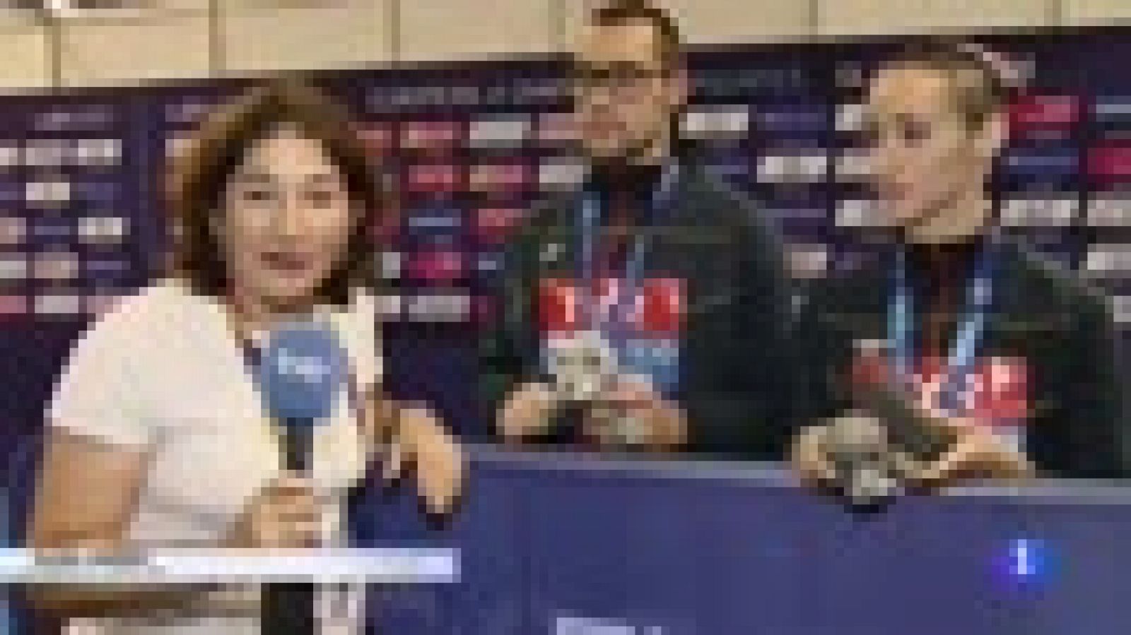 Telediario 1 Pau Ribes y Berta Ferreras, 