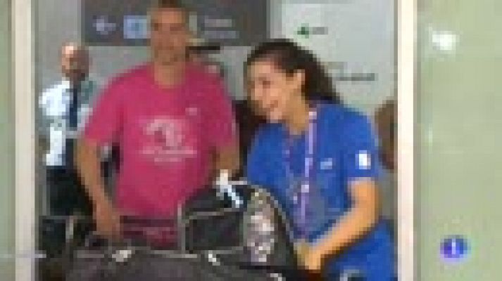 Telediario 1 - Carolina Marín: "Estoy orgullosa de haber colocado el bádminton en el mapa"