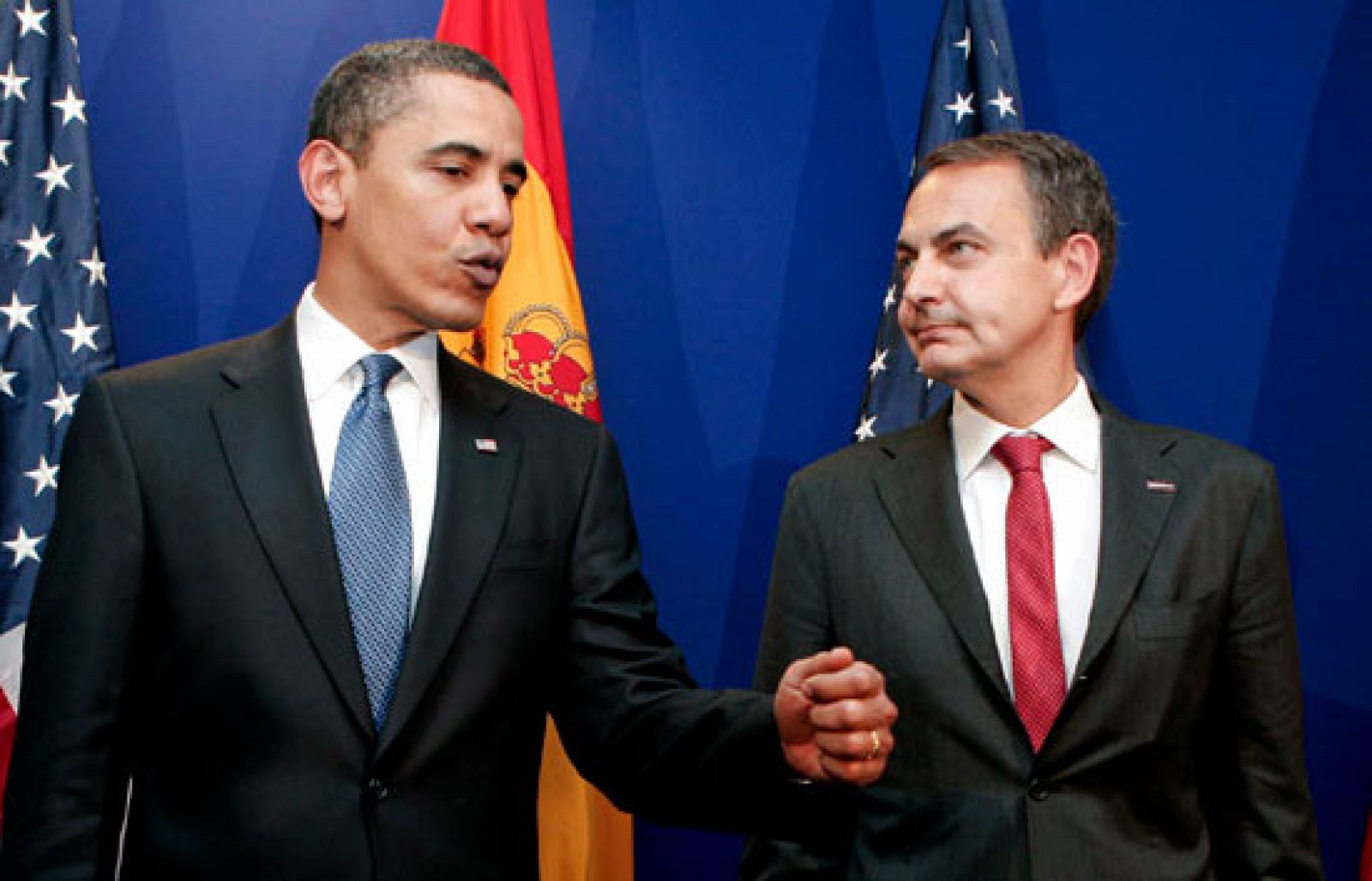 Obama, sobre Zapatero: "Puedo  llamarle mi amigo"