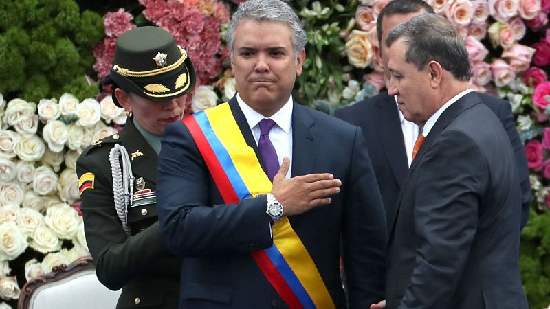 Iván Duque jura como nuevo presidente de Colombia
