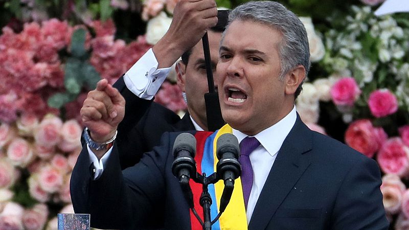 Iván Duque jura como nuevo presidente de Colombia