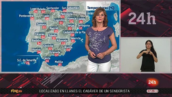 El tiempo - Bajada generalizada de temperaturas