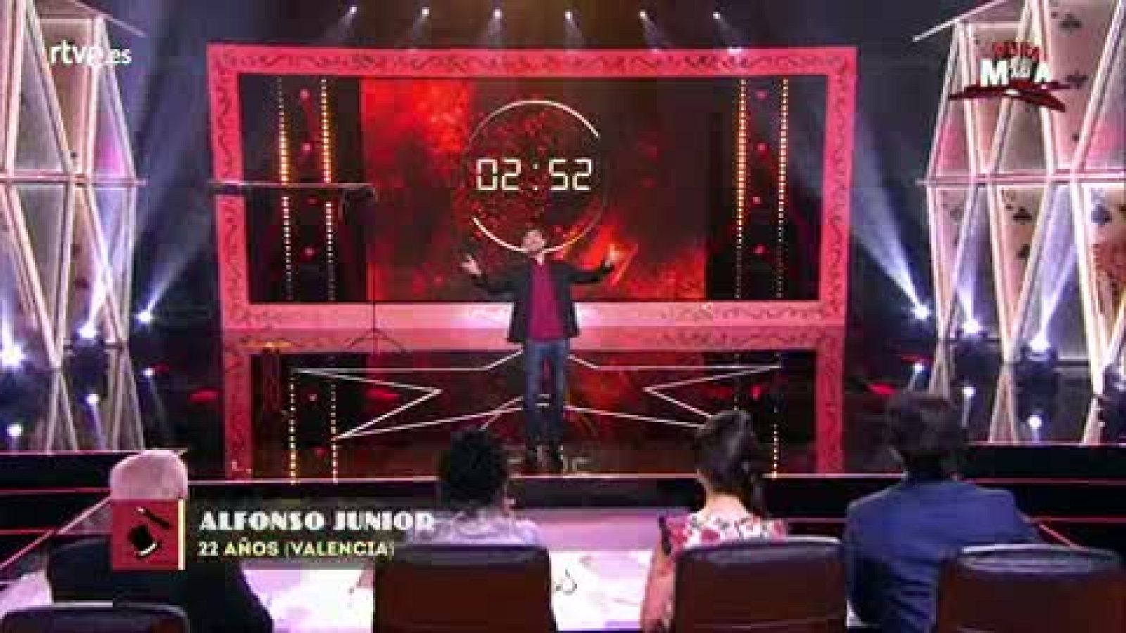 Alfonso Jr y su juego de mentalismo de un famoso