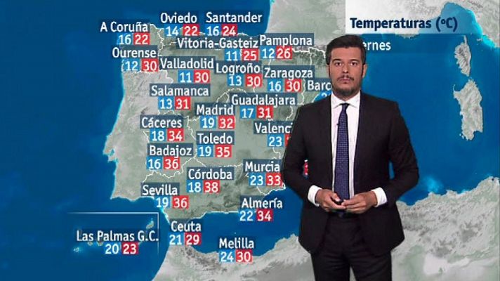 El tiempo en la Comunidad Valenciana - 09/08/18