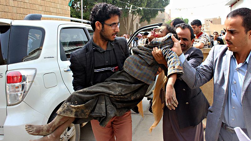 Masacre en Yemen contra un autobús repleto de niños