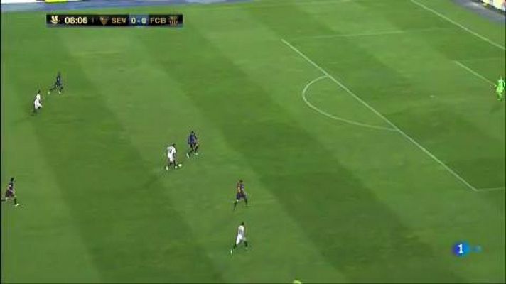  - Supercopa de España: Sarabia abre el marcador del partido (1-0)