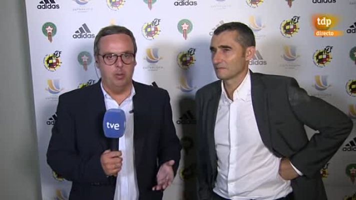  - Supercopa de España. Valverde: "Tenemos muchas esperanzas en Dembélé"