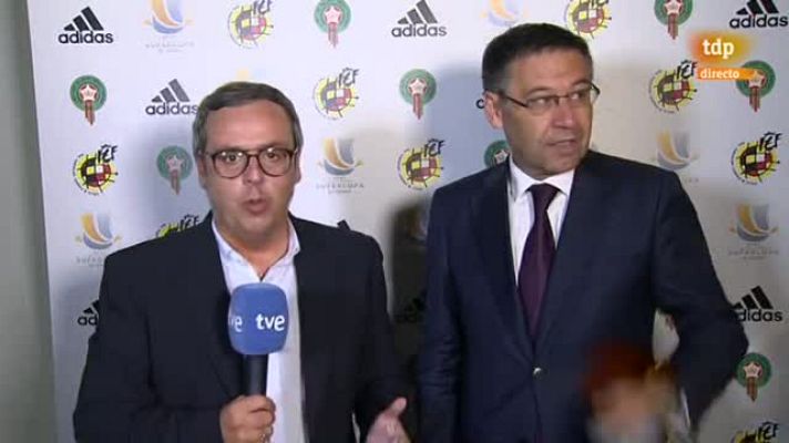  - Supercopa de España. Bartomeu: "Un título da alegría y ganas de seguir compitiendo"