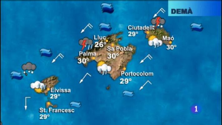 Informatiu Balear - El temps a les Illes Balears - 13/08/18