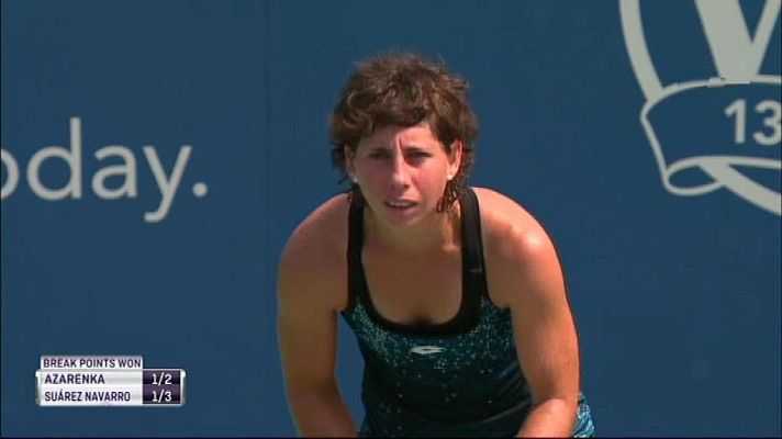 Tenis - WTA Torneo Cincinnati (EEUU): Azarenka - Suárez Navarro