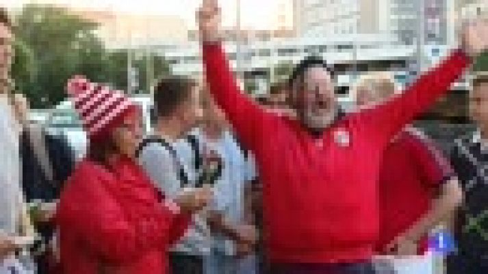 Telediario 1 - Todo listo en Tallin para el derbi de la Supercopa