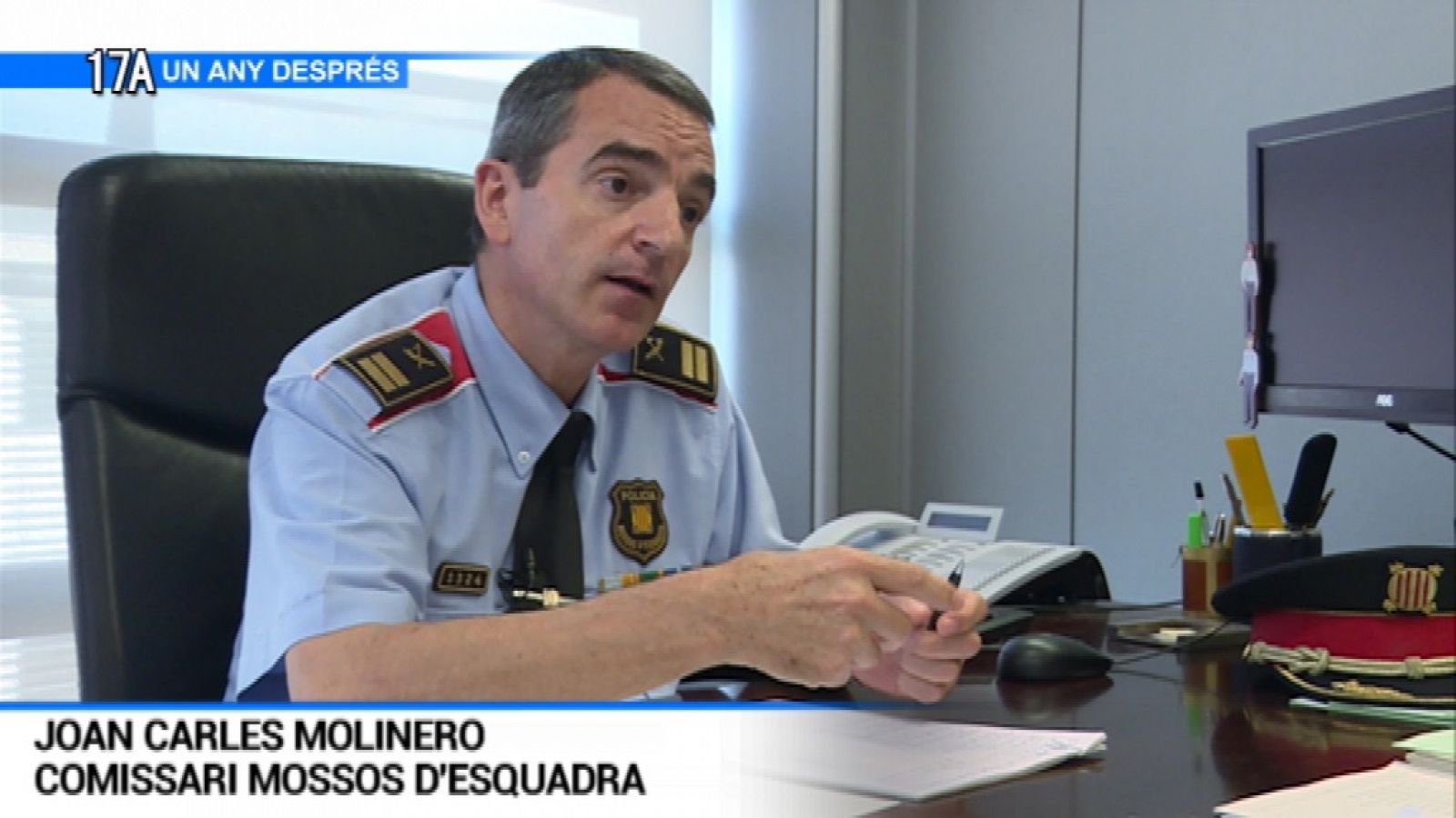 L'Informatiu: Joan Carles Molinero, Comissari Mossos d'Esquadra | RTVE Play