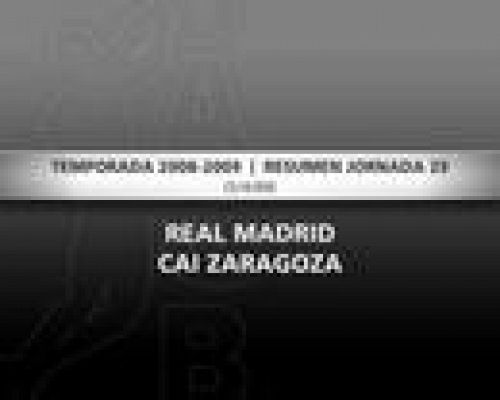Baloncesto en RTVE - Real Madrid 96-66 CAI Zaragoza