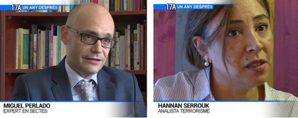 L'Informatiu - Miguel Perlado, expert en sectes i Hannan Serrouk, analista terrorisme