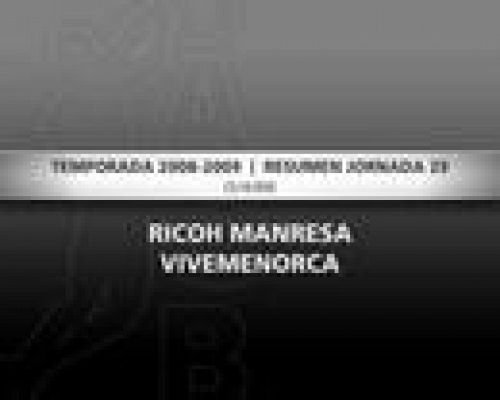 Ricoh Manresa 86-70 Vive Menorca