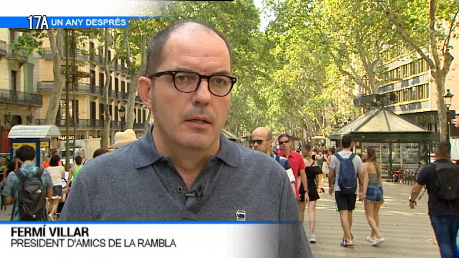Fermí Villar, president d'Amics de La Rambla
