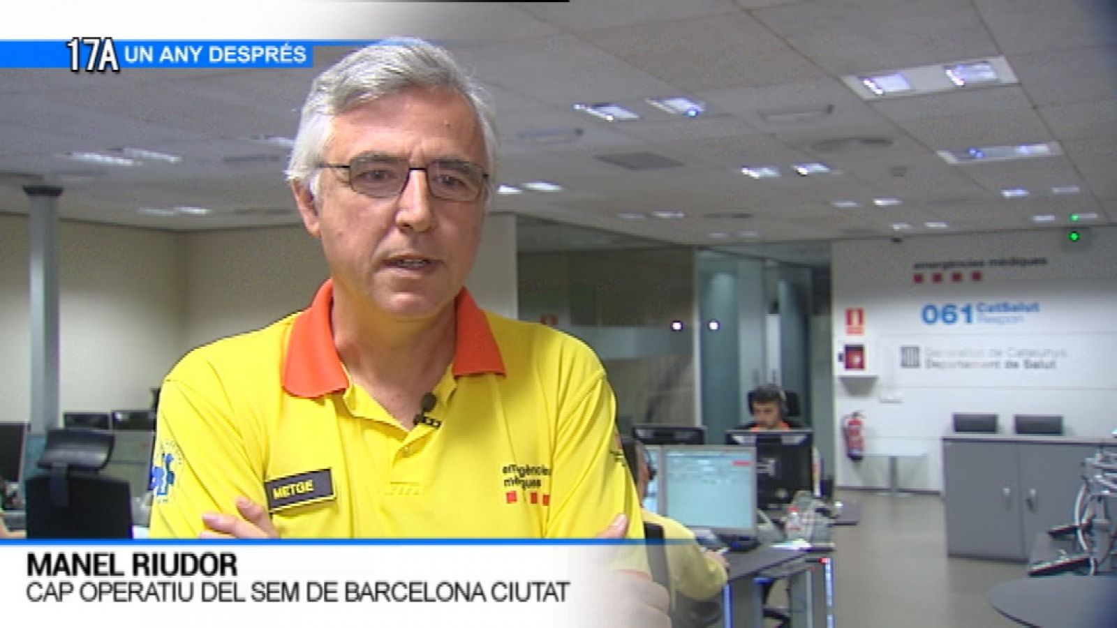 L'Informatiu: Manel Riudor, Cap operatiu del SEM de Barcelona Ciutat | RTVE Play