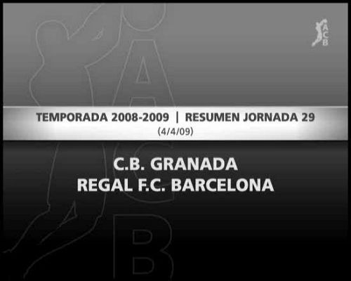 Baloncesto en RTVE - C. B. Granada 54-68 Regal Barcelona