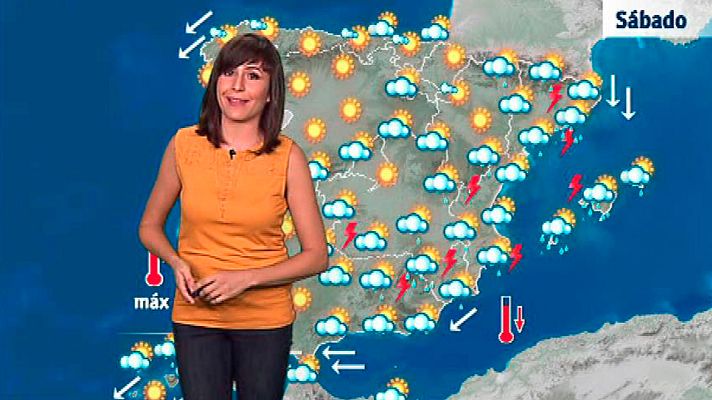 El tiempo - Chubascos y tormentas en el levante peninsular