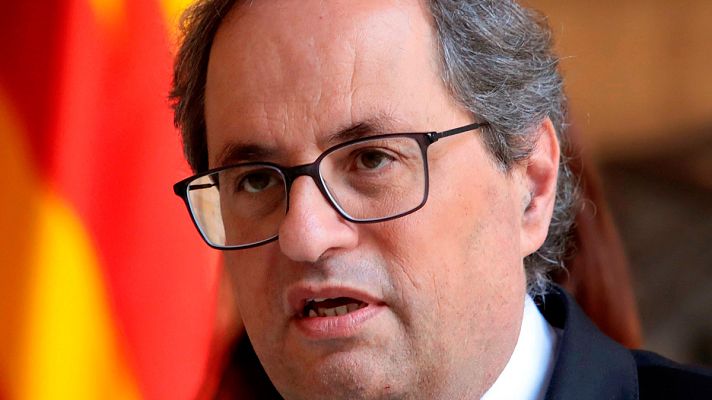 Informativo 24h - Torra, a las víctimas: "Si en algún momento os hemos fallado, estamos a vuestra disposición"