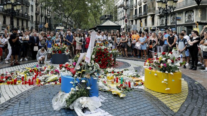 Barcelona. Luto en La Rambla